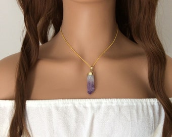 Amethyst necklace - February birthstone