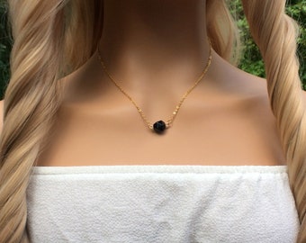 Black Onyx choker necklace