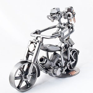 Screw Man - Couple on Motorcycle