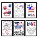 Set of 20 - 4th of July Handprint Art, Activity, Coloring Pages ...