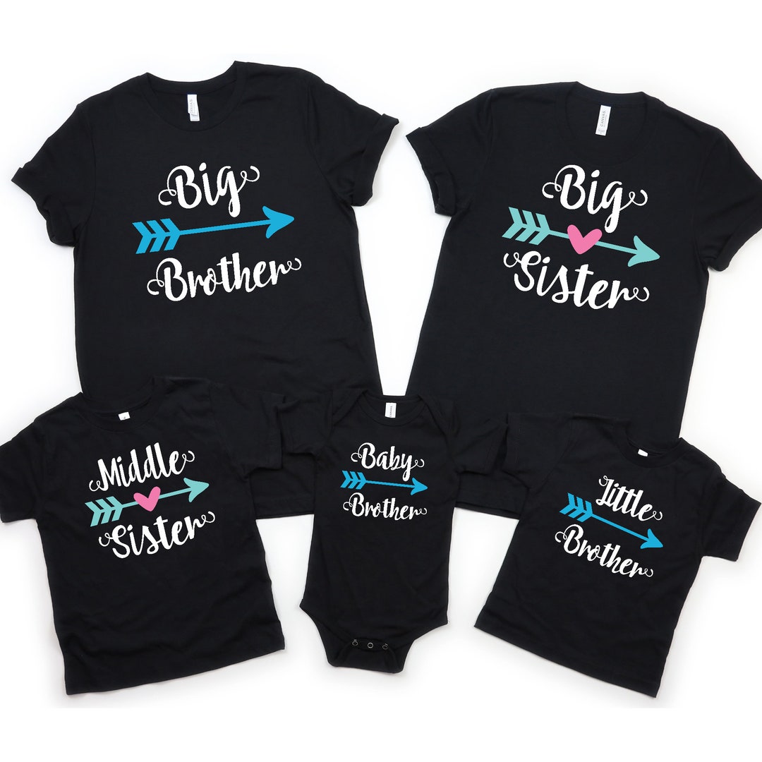 Matching Brother and Sister Shirts Big Sister Big Brother Etsy