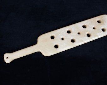 Birch School Spanking Paddle | Large  BDSM Discipline  Wooden Paddle | Spanking Toy Punishment Paddle