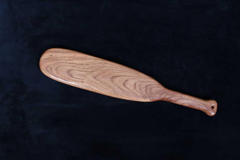 Mesquite Beaver Tail Spanking Paddle Large BDSM Discipline Exotic Wooden Paddle Spanking Toy Punishment Paddle afbeelding 2