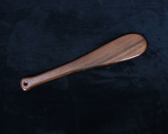 Peruvian Walnut Cactus Spanking Paddle | Large  BDSM Discipline Wooden Paddle | Spanking Toy Punishment Paddle