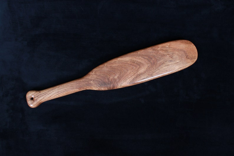 Mesquite Beaver Tail Spanking Paddle Large BDSM Discipline Exotic Wooden Paddle Spanking Toy Punishment Paddle afbeelding 1