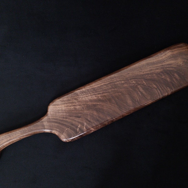 Large Walnut BDSM School Spanking Paddle | Board of Education |  Wooden Discipline Paddle | Spanking Toy Punishment Paddle