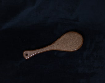 Walnut Pocokari Paddle | Over The Knee OTK Wooden Paddle | Mediium BDSM Wood Paddle | Spanking Toy Punishment Paddle