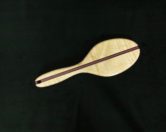 Curly Maple Sweet Spot Spanking Paddle | BDSM Discipline Exotic Wooden Paddle | Spanking Toy Punishment Paddle | Over the Knee