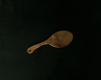 Walnut Hair Brush Style Spanking Paddle | BDSM Discipline Wooden Paddle | Spanking Toy Punishment Paddle | Over the Knee