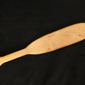 Cherry Beaver Tail Spanking Paddle Large BDSM Discipline Wooden Paddle Spanking Toy Punishment Paddle image 1