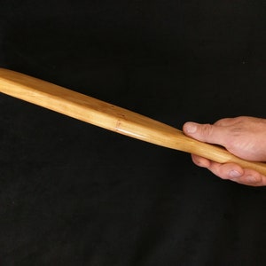 Cherry Beaver Tail Spanking Paddle Large BDSM Discipline Wooden Paddle Spanking Toy Punishment Paddle image 4