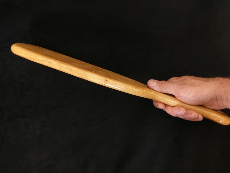 Cherry Beaver Tail Spanking Paddle Large BDSM Discipline Wooden Paddle Spanking Toy Punishment Paddle image 4