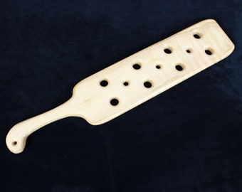 Large BDSM School Spanking Paddle in Oak | Board of Education | Discipline Exotic Wooden Paddle | Spanking Toy Punishment Paddle