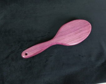 Purpleheart Sweet Spot Spanking Paddle | BDSM Discipline Exotic Wooden Paddle | Spanking Toy Punishment Paddle | Over the Knee