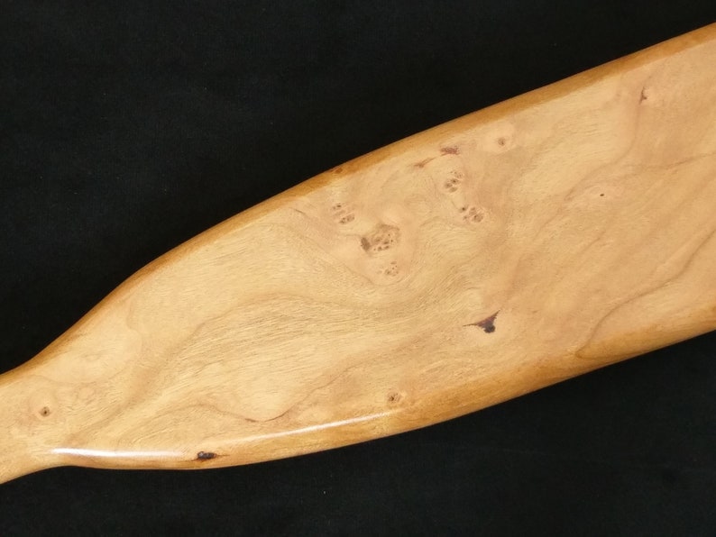 Cherry Beaver Tail Spanking Paddle Large BDSM Discipline Wooden Paddle Spanking Toy Punishment Paddle image 7