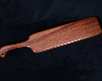 Large Bubinga BDSM School Spanking Paddle | Board of Education |  Wooden Discipline Paddle | Spanking Toy Punishment Paddle