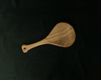 Black Walnut Pong Paddle | Over The Knee OTK Wooden Paddle | Medium BDSM Wood Paddle | Spanking Toy Punishment Paddle