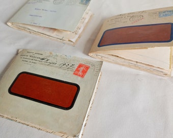 Vintage envelopboekje, RANDOM PICK, deze aanbieding is voor één envelopboekje, willekeurige keuze, kleine junk journals
