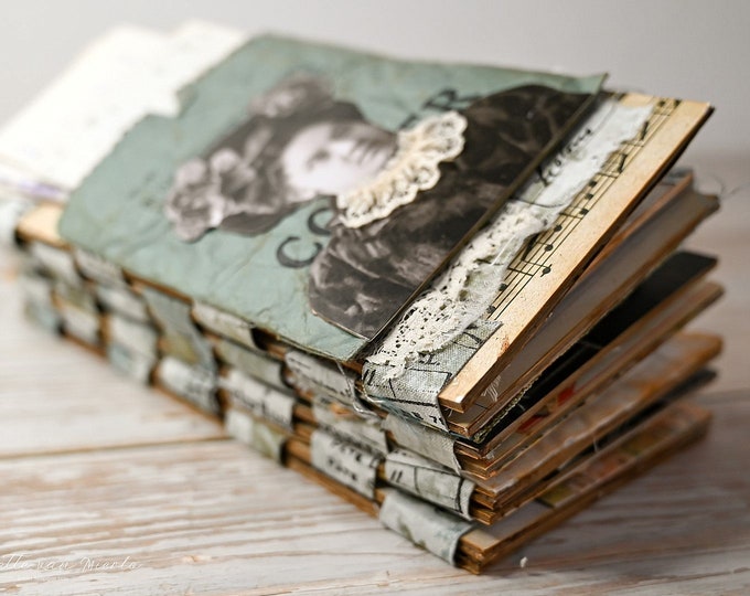 Tab Binding Junk Journal, Tim Holtz Junk Journal, Tabbinding Journal