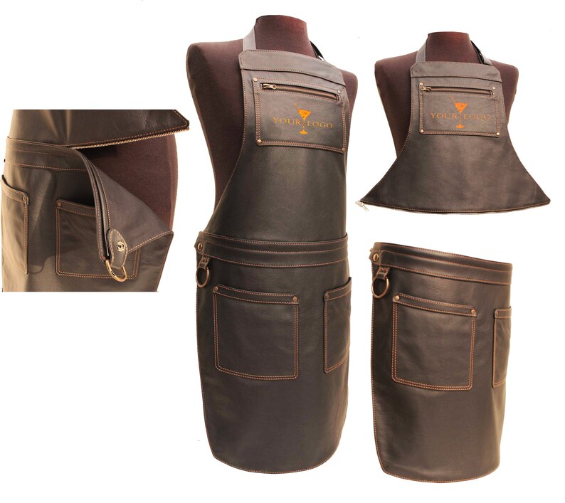 Bartender Apron Convertible Bartender Leather Apron Sparta Mothax Restaurant Hotel Bar Cocktail