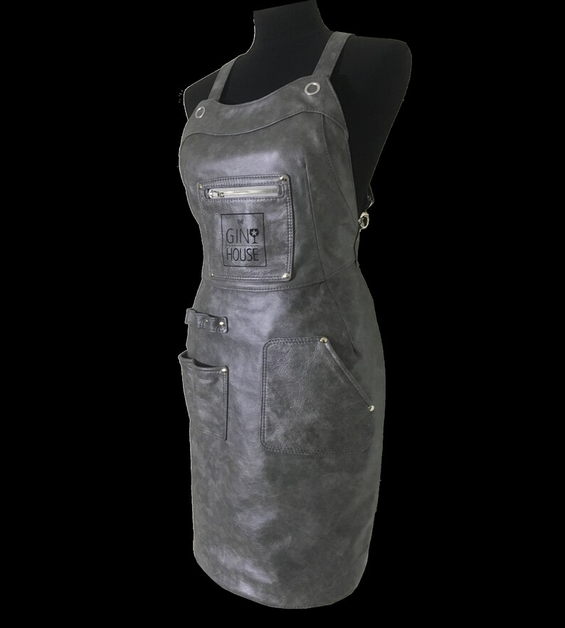 Bartender Apron Barmaid Leather Apron Boudicca Hotel Bar Etsy