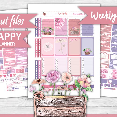 Printable MAY Planner Stickers Kit Happy Planner MAY Monthly | Etsy