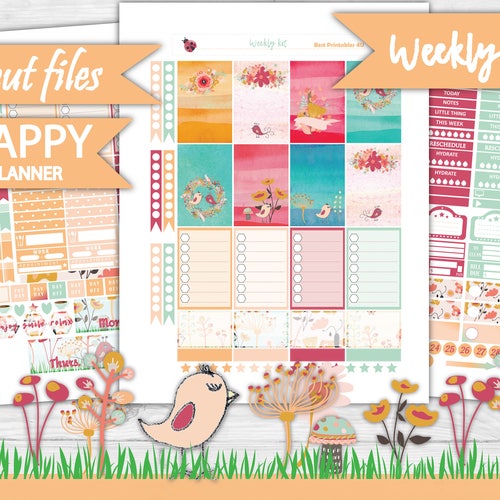 Printable Happy Planner Stickers Classic Happy Planner | Etsy
