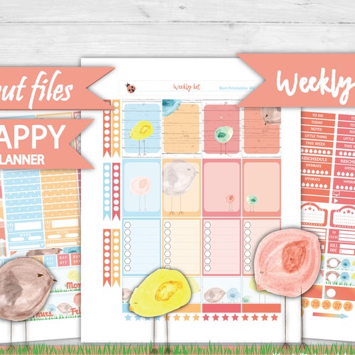 Printable Happy Planner Stickers Classic Happy Planner Etsy