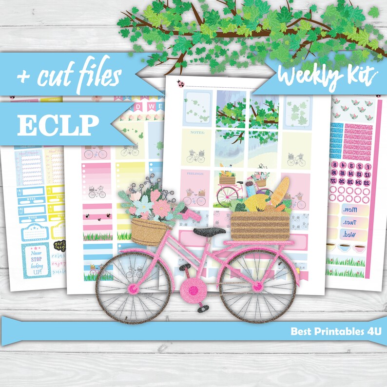 Weekly Planner Stickers Erin Condren Weekly Kit Vertical Etsy