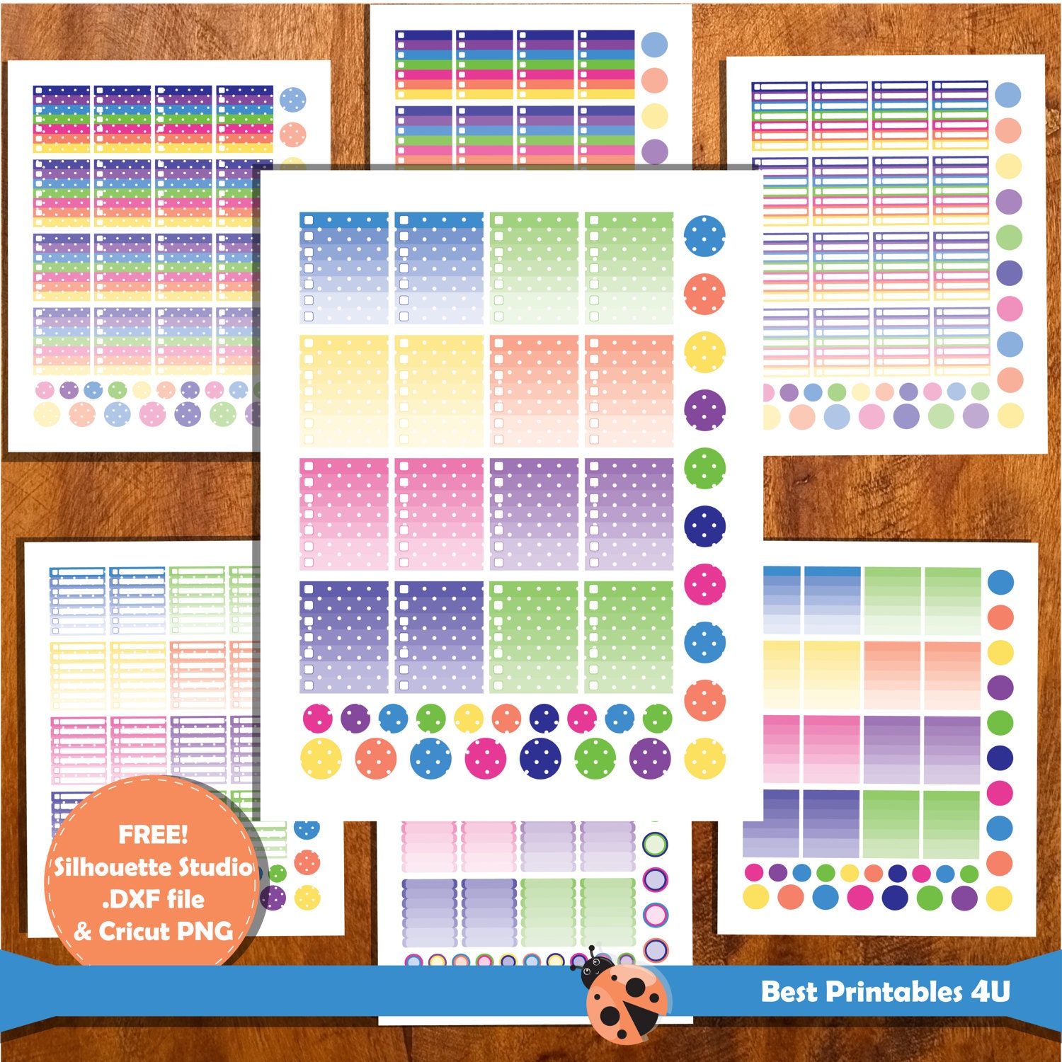 Bundle Planner Stickers Fits Erin Condren Planner Stickers Etsy