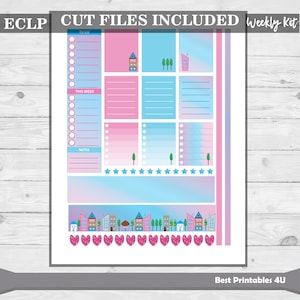 Weekly Planner Kit Erin Condren Weekly Planner Kit Full | Etsy