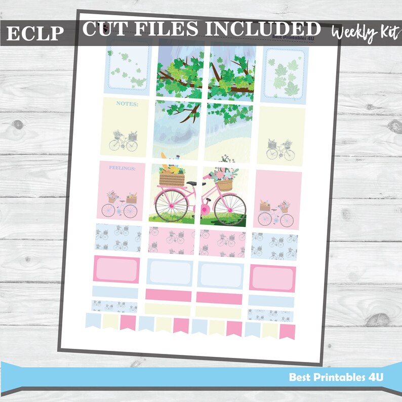 Weekly Planner Stickers Erin Condren Weekly Kit Vertical Etsy