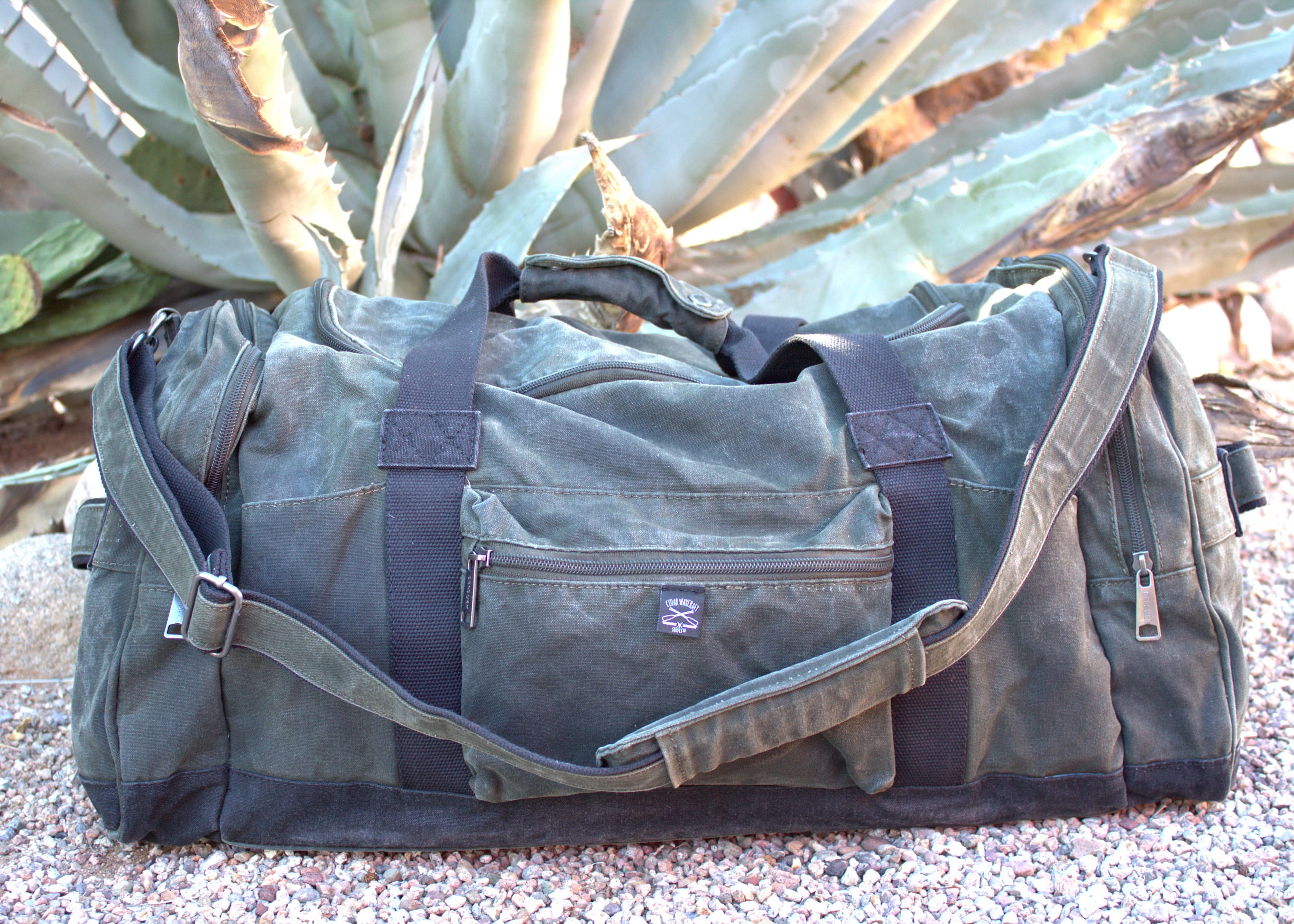 Waxed Canvas Duffle Bag Australia IUCN Water