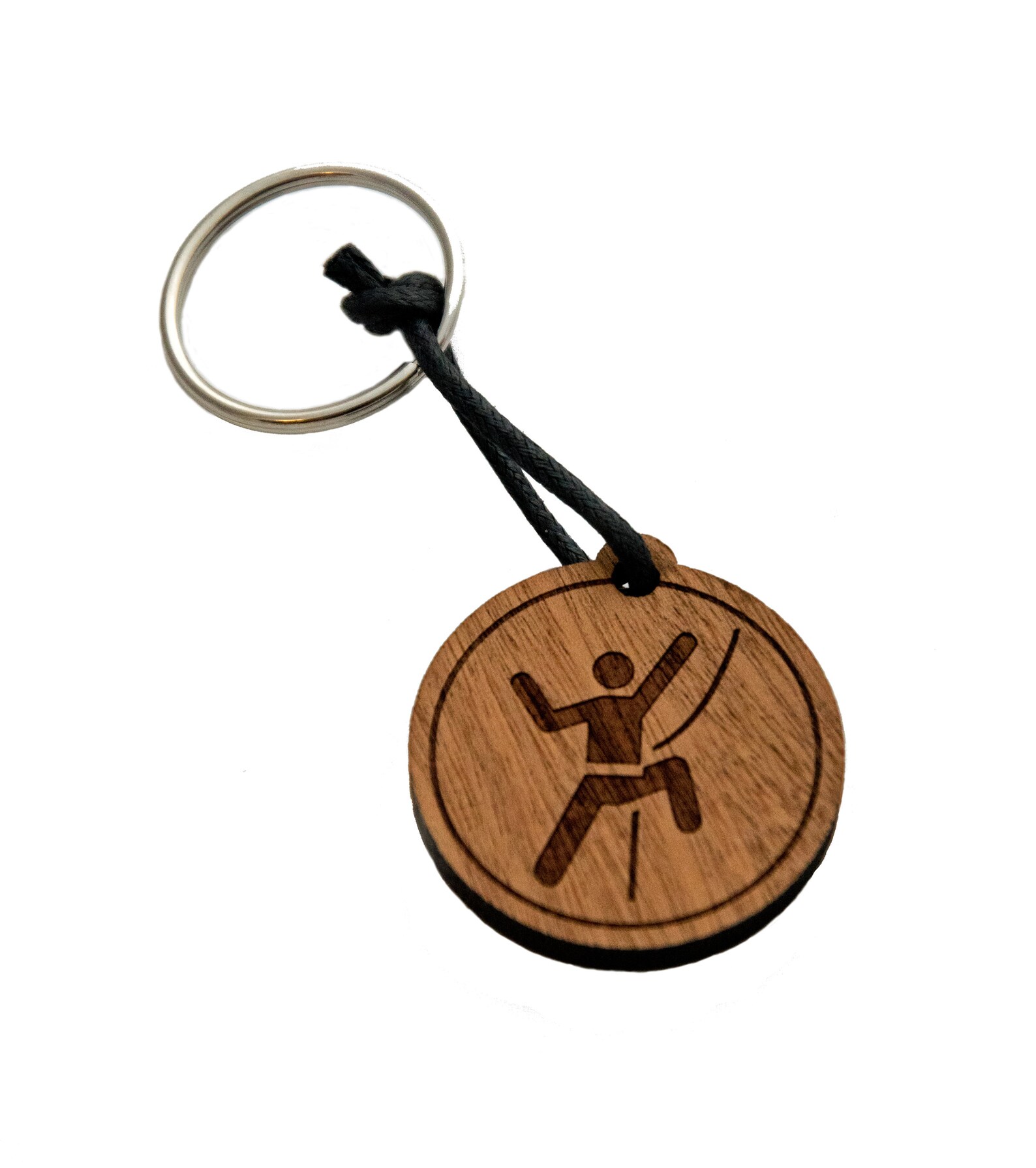 Key ring climbing wood / Keychain hobby gift indoor climbing Etsy