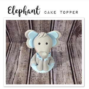 Elephant cake topper , elephant fondant, birthday, fondant, cake decorating, red shoe, cupcake toppers, party decor, baby shower