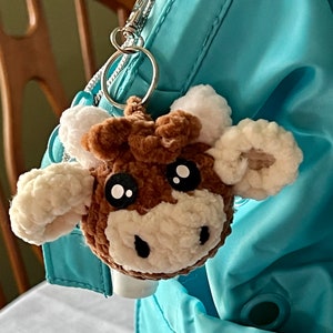 Howie Highland Cow Key Chain pattern, PDF, Pattern only, market make
