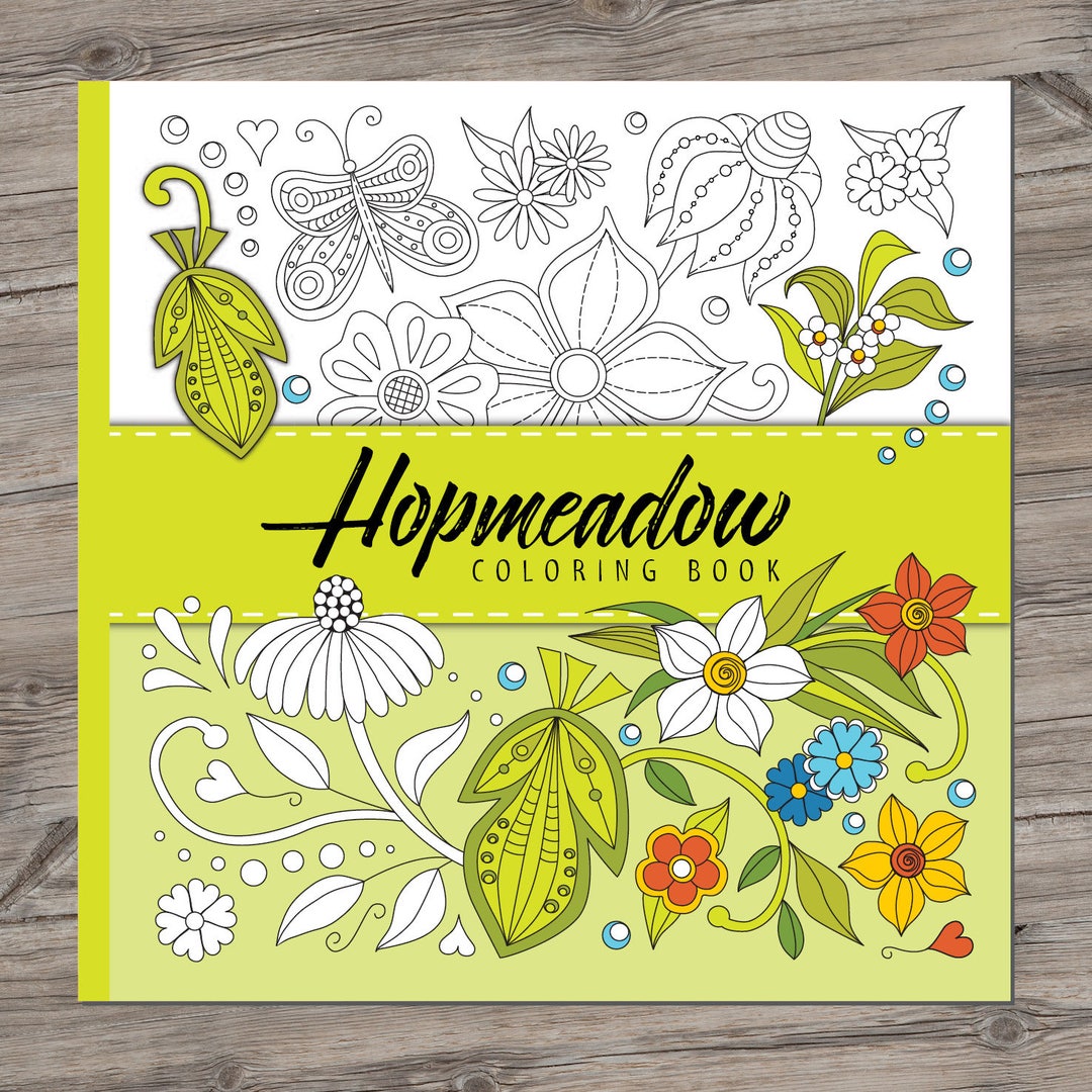 Printable Coloring Book - PDF Printable, Doodles - Instant Download ...