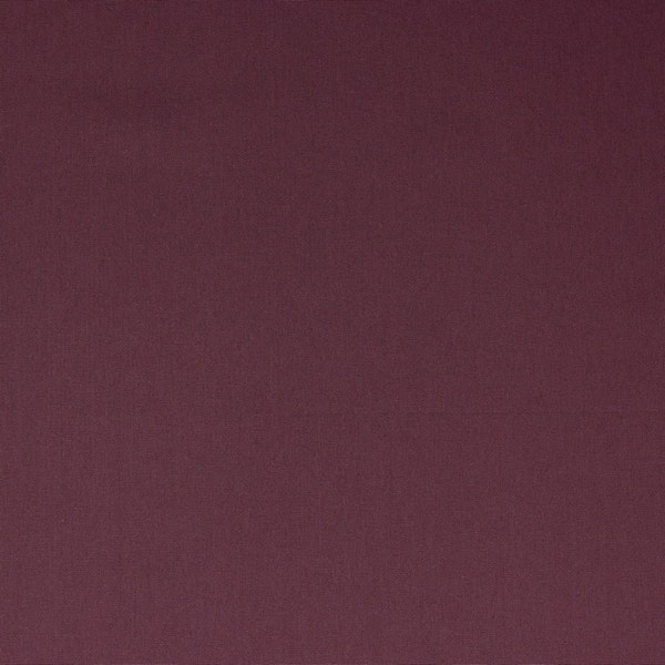 Baumwollstoff Webware aubergine Oekotex