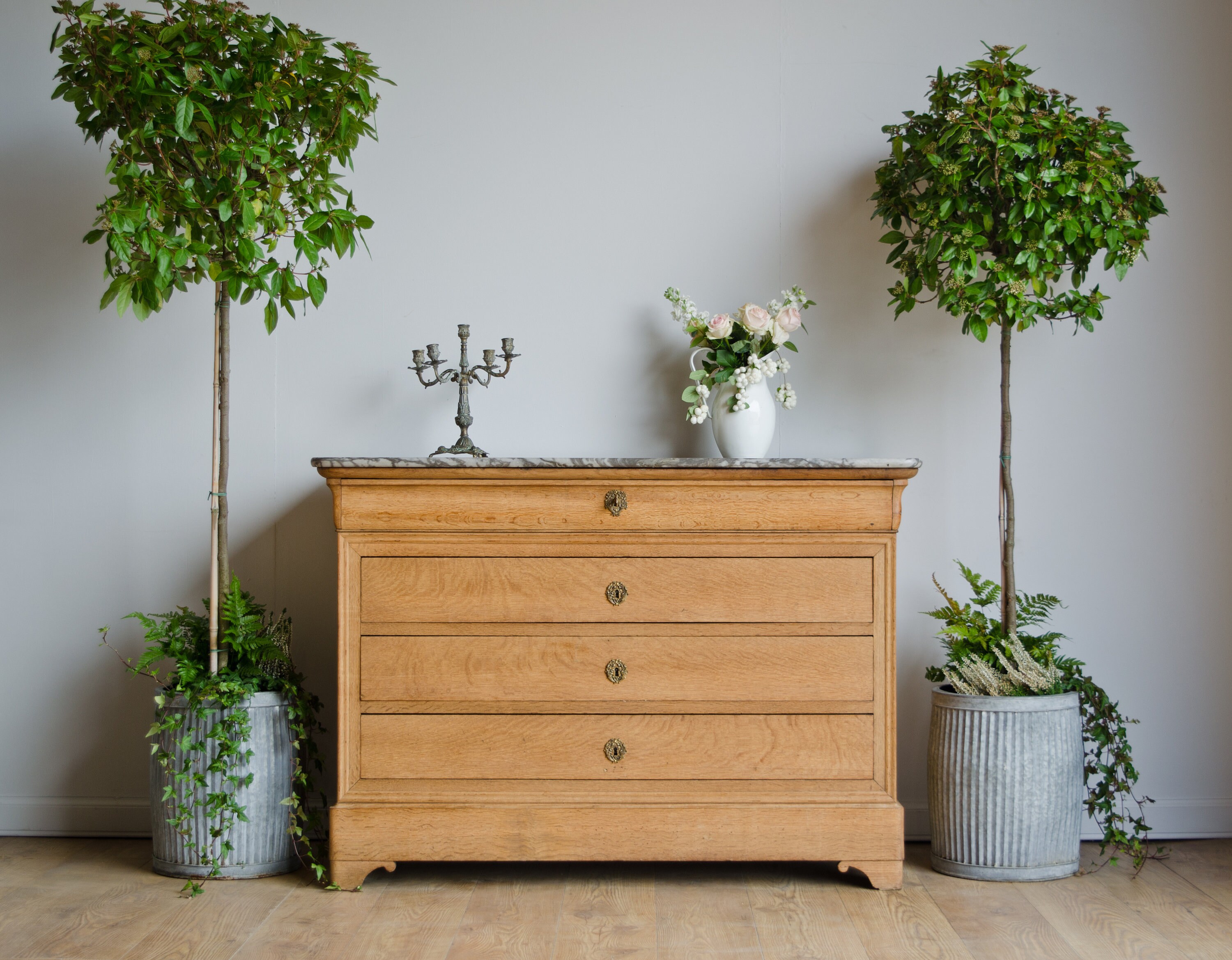 French Antique Louis Philippe 19th Century Light Oak Chest Of Etsy