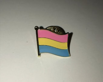 Pansexual Pride Flag Lapel Pin