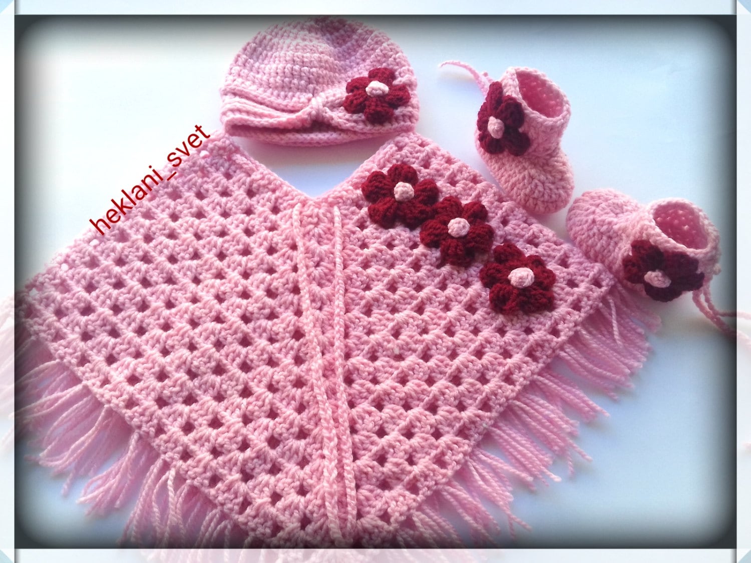 Baby girl poncho Crochet baby poncho Toddler poncho Baby Etsy