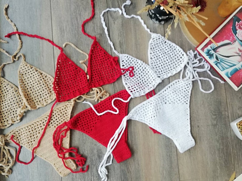 Crochet Bikini Set Crochet Bikini Bikini Set Crochet Swimsuit Etsy
