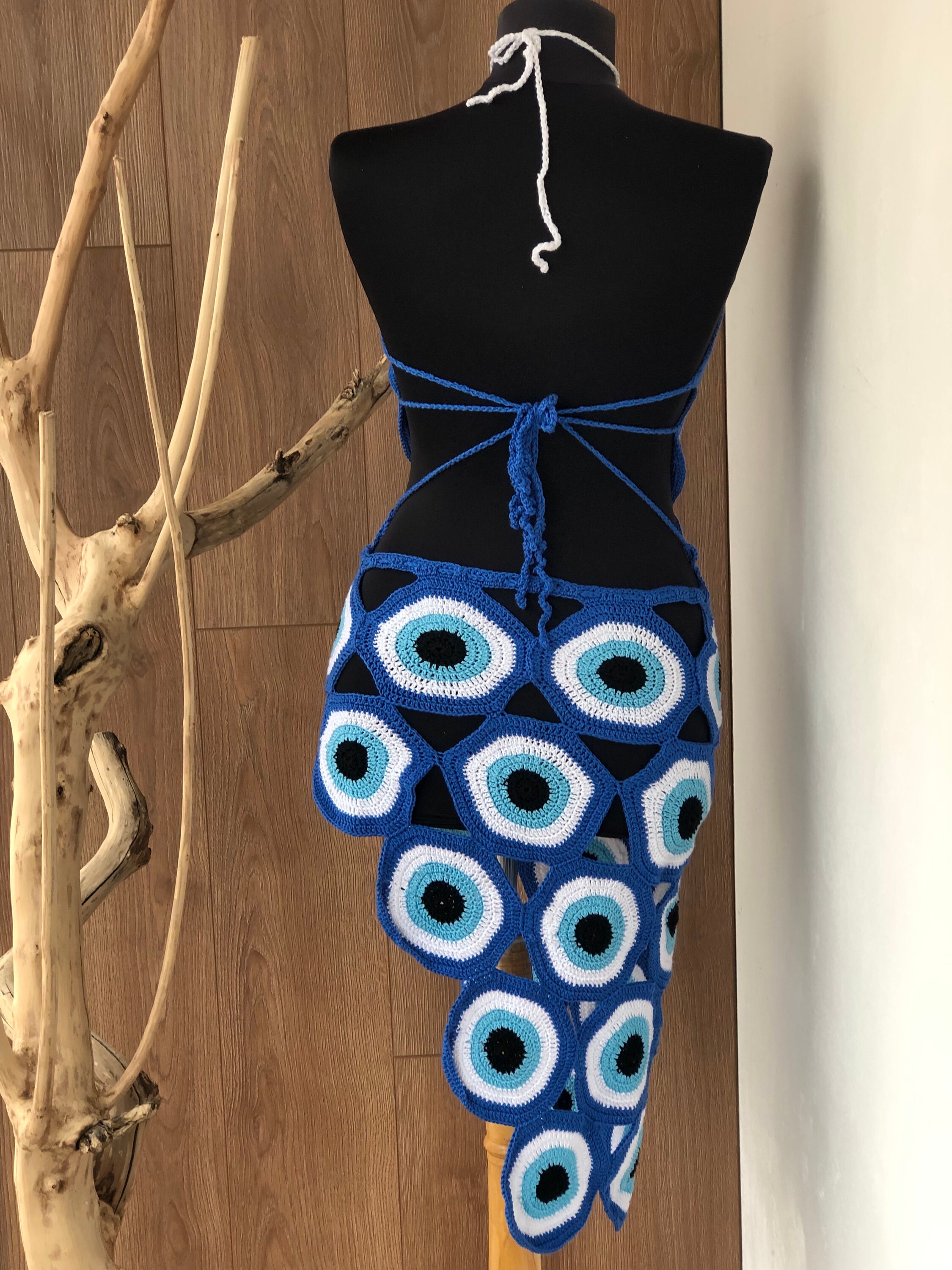 evil eye crochet dress Evil Eye Crochet Dress