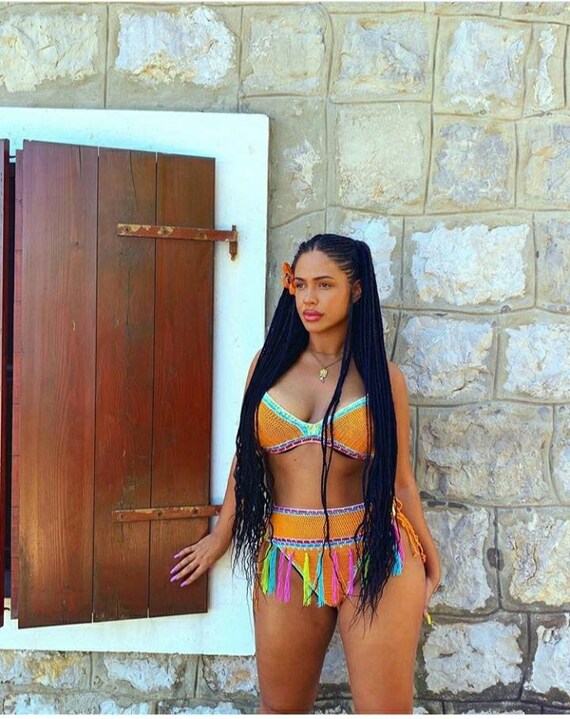 fringe bikini set