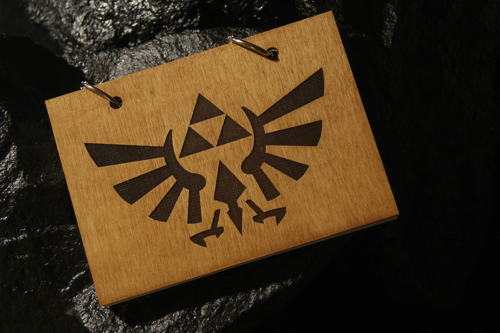 Legend of Zelda wooden notebook / Zelda notebook / sketchbook Etsy