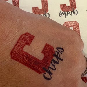 Custom School Spirit Temporary Tattoos: Personalized Team Colors & Mascot