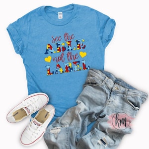 Autism Awareness T-Shirt: See the Able, Autism Mama Tee