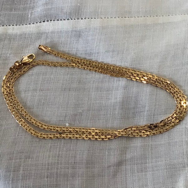 14 Karat Gold Chain Etsy