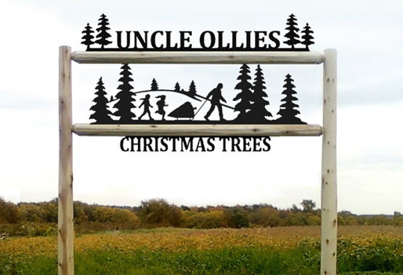 Christmas Tree Farm Outdoor Sign