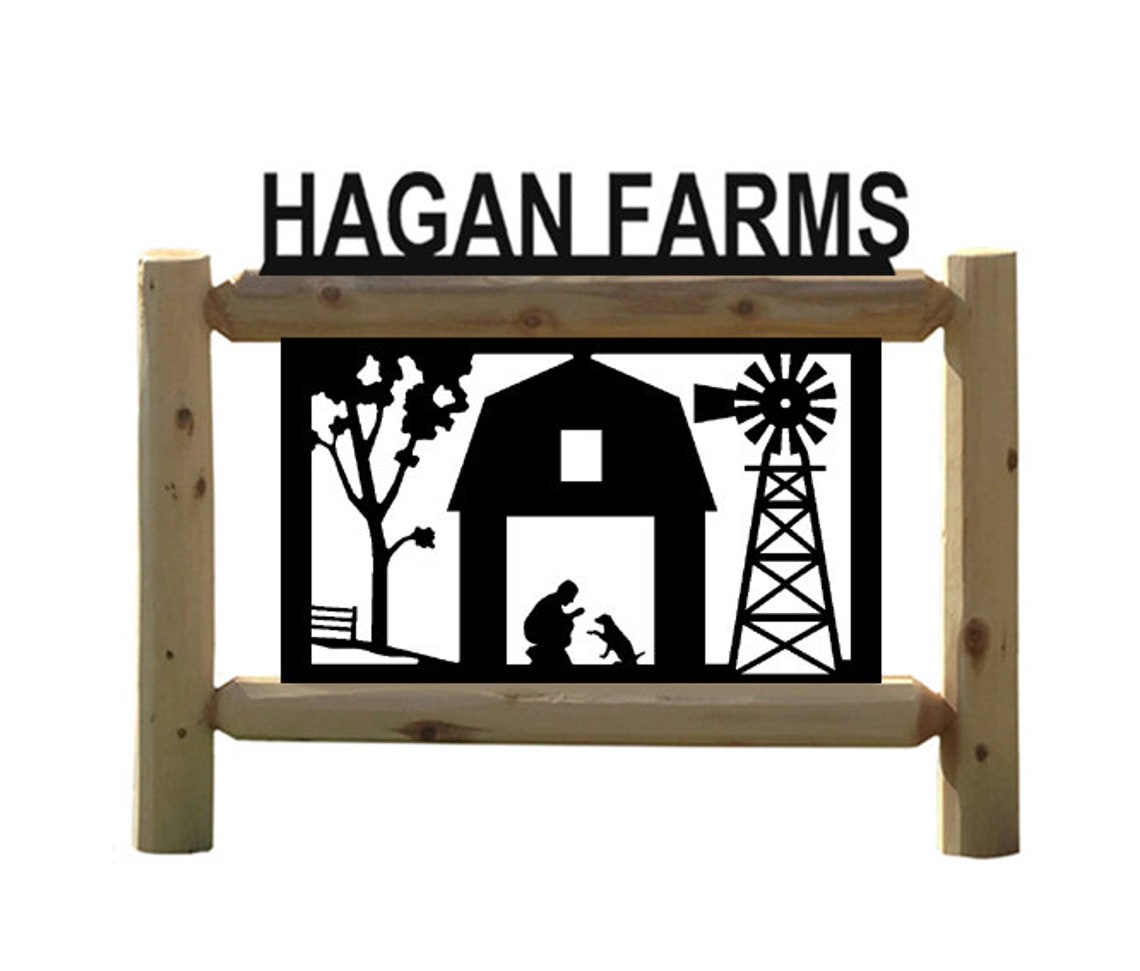 Farm and Ranch Outdoor Sign Etsy